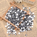 30g 6mm Crystal Rhinestone Acrylic Flat Back for DIY Scrapbooking (Grey)