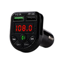 Bluetooth USB Car Charger For Mobile Phone Fast Charging V0X1 Holder L6C0 P1E0