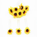 10PCS Daisy Sunflower Bridal Wedding Party Hair Pins Hair Decor DIY 2022 G1F3