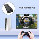 6 in 1 USB Hub with 5 USB A + 1 USB C Ports for PS5 PS5 Digital Edition Newly