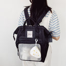 #A Japanese Large Capacity Portable Nylon School Bags Women Harajuku Cute Mochil