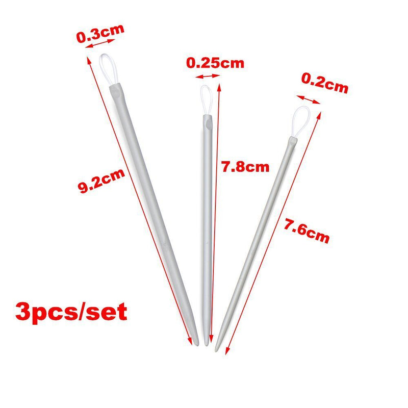 Wool Thick Knitter Knitting Needles Nylon Wire Yarn Sewing Needles Big Eye