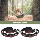 2pcs Reinforced Polyester Hammock Straps Kit Hammocks Hanging Rope (White) Newly