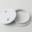 White 8 Inch Access Hatch Round Sailing Inspection Marine Boat Deck Cover Lid