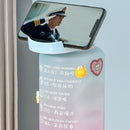 2000ml Water Bottle Sports Leakproof Time Marker Drinking Cup (Blue Purple)