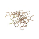 420pcs/box Fuel Line Pipe Clips Hose Clamp Spring Pipe Clips Water Pipe Buckle