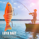 10cm/20g 7 Section Swimbait Bass Fishing Multi Jointed Artificial Lure (A) Newly