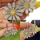 Sunflower Earrings Drop Dangle Ear Stud Flower Daisy Women Jewelry Gift E0E7