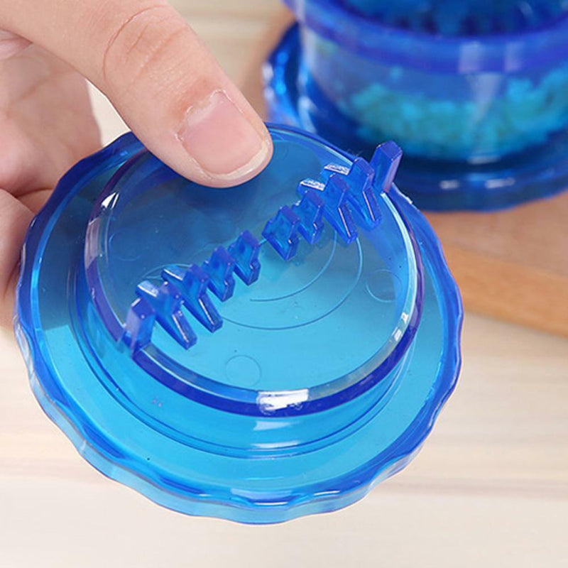 Blue Garlic Press Chopper Ginger Mincer Hand Presser Kitchen Crusher Grinde Z2B1
