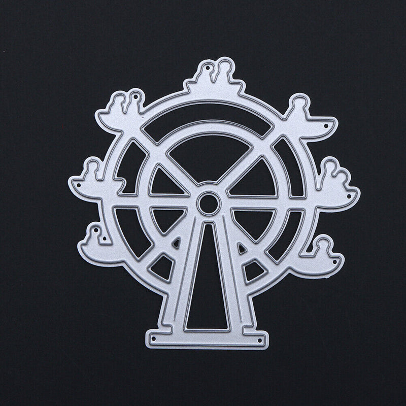 Ferris Wheel DIY Metal Embroidery Craft Stencil Cutting Die