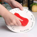 Silicone Dish Washing Brush Pot Pan Kitchen Cleaner Sponge Scrubber (Red) Newly