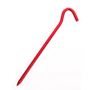 6pcs Tent Nails 18cm Aluminium Stake Pegs Camping Fixed Ground Nail (Red) Newly