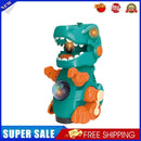 Light Music Dinosaur Bubble Machine Auto Soap Bubble Blowing Kids Toys (C)