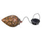 2xSolar Hanging Lights, Olive Shaped, Waterproof, Garden Metal Art LED Lamp