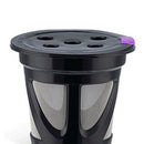 6x Refillable Capsule Coffee K-cup Filter Coffeeware for Keurig (Black)