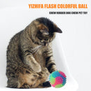 Glowing Molar Ball Color Resistant Bite Elastic Flashing Pet Ball (Prickly)