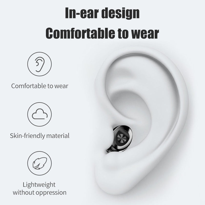 Wireless Earbuds Fast Connecting Earbuds with Mini Auto Charging Case Sports