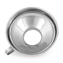 Stainless Steel Wide Mouth Canning Funnel Hopper Filter Kitchen Tools