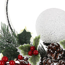 Christmas Fairy Lights LED Solar Pine Cones Ground Lamp for Holiday Party H