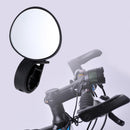 Cycling Bike Bicycle Handlebar 360 Degree Rotate Rear View Mirror(Black) Newly