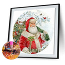 5D DIY Full Round Drill Diamond Painting Kit Christmas Santa Drawing Ornament