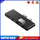 For Surface Pro 4/5/6 Docking Station Hub with HDMI Compatible (Black)