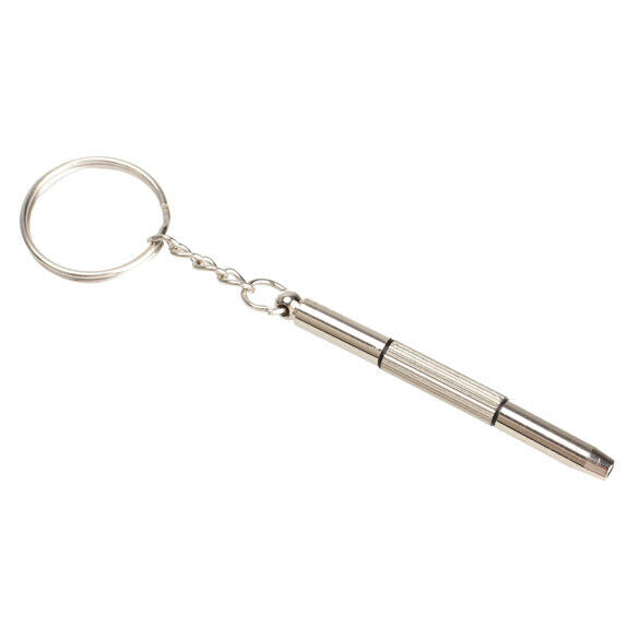 5PCS 3in1 Eyeglass Screwdriver Sunglass Watch Repair Kit with Keychain Newly