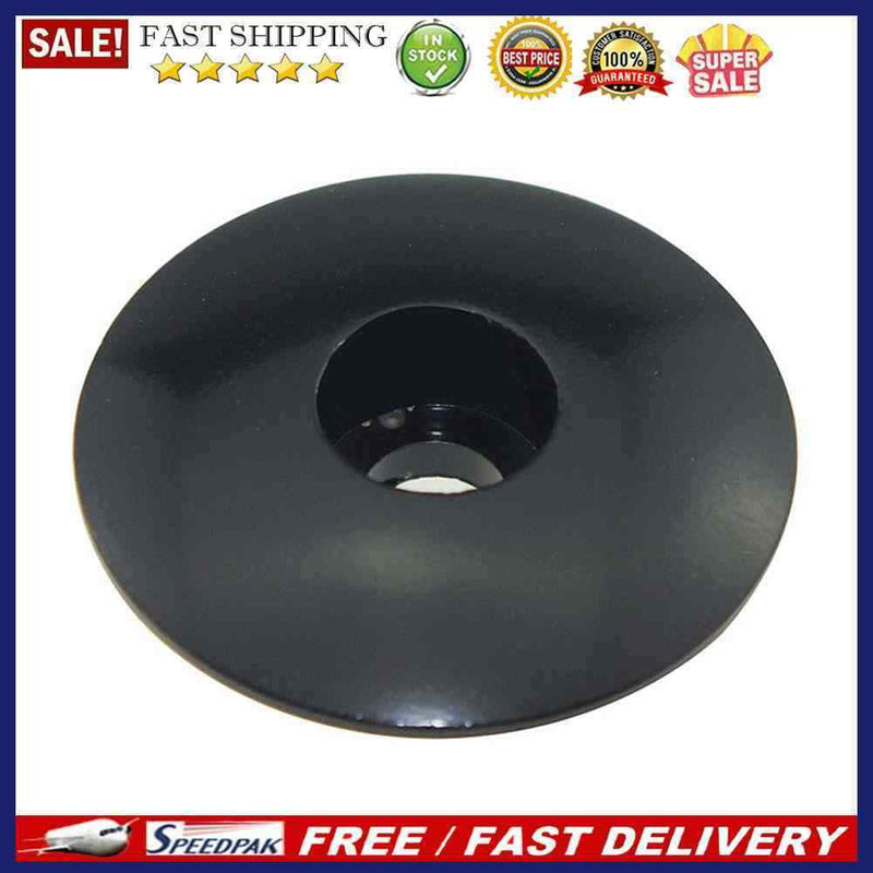 5xMTB Road Bike Stem Top Cover 28.6mm Bicycle Fork Tube Headset Cap (Black)
