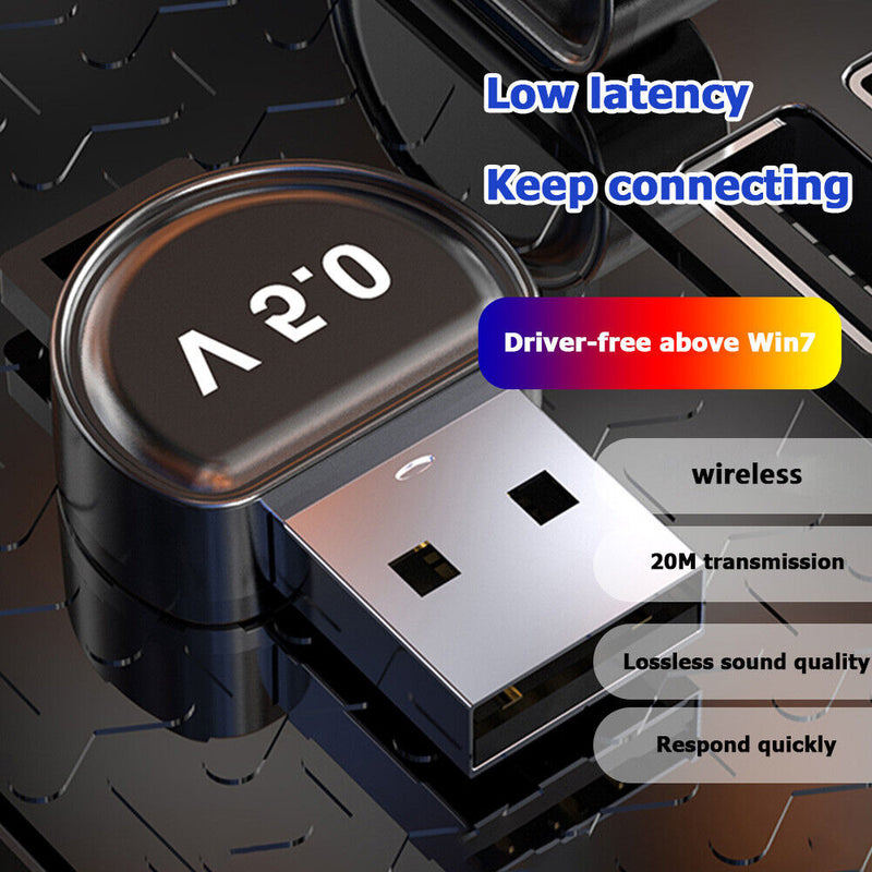 Bluetooth-compatible Adapter Music Receiver Transmitter Wireless Audio USB