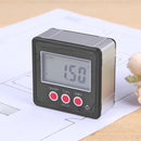 Magnetic Digital Protractor Inclinometer Level Box Angle Finder Box (Black)