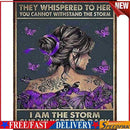 11CT Butterfly Girl Back Counted Embroidery DIY Full Cross Stitch Cotton Th