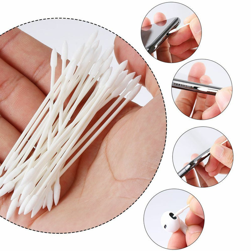 Earphone Cotton Disposable Stick Cleanroon Use Dust Free Cleaning Swab Tool