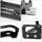 2pcs Bike Cell Phone Holder Handlebar Clip GUB P10(Black)