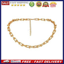 Hip Hop Splicing Horseshoe Necklace Punk Alloy Women Men Clavicle Chain Jewel