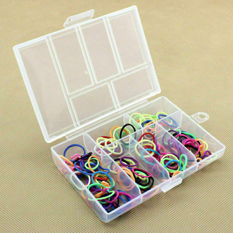 Portable Plastic 6-Compartment Storage Container Small Y4S0 Case F6E4