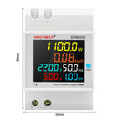 LCD Digital Display Voltage Current Frequency Meter KWH Energy Frequency Me