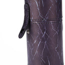 Portable PU Leather Makeup Storage Holder Cosmetic Brush Pen Cup Box (E)