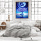 Frameless Painting By Number Moon Tree Reflection DIY Handmade Drawing On Canvas