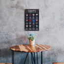 Retro Wine Beer Plaque Metal Tin Signs Painting for Home Wall Art (Shots) Newly