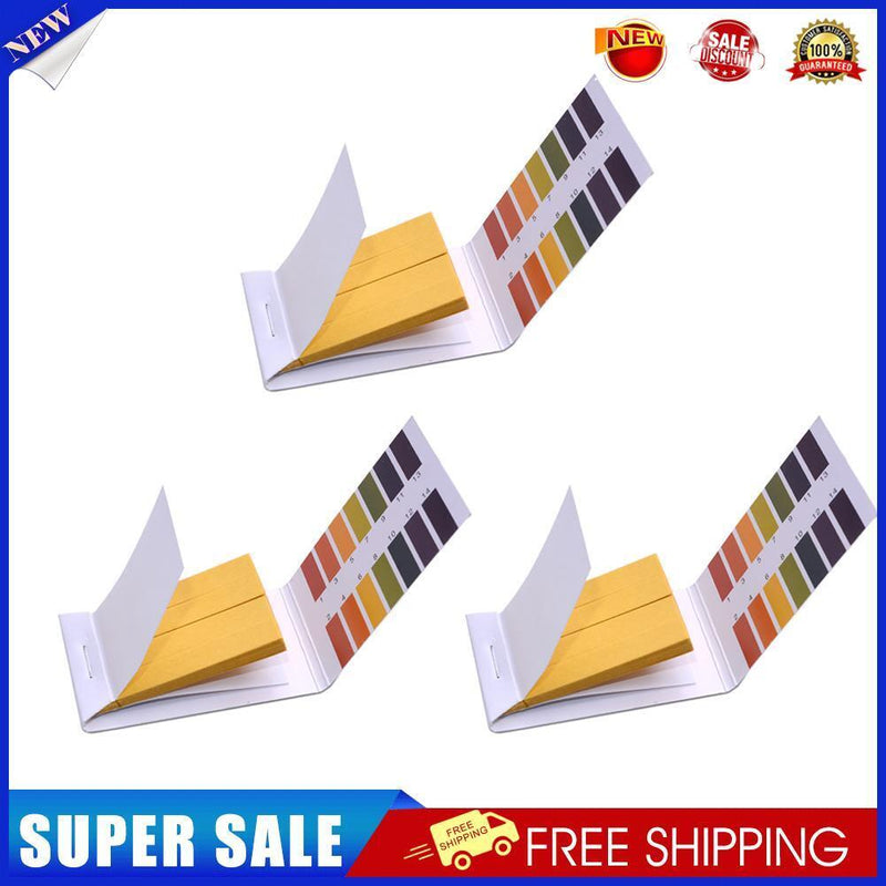 PH Test Strip Paper Cosmetic Aquarium PH Litmus Indicator Paper Card (3pcs)