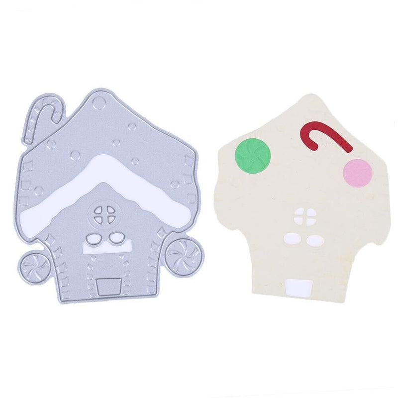 Christmas House Joint DIY Metal Scrapbook Embossing Craft Cutting Die-17123