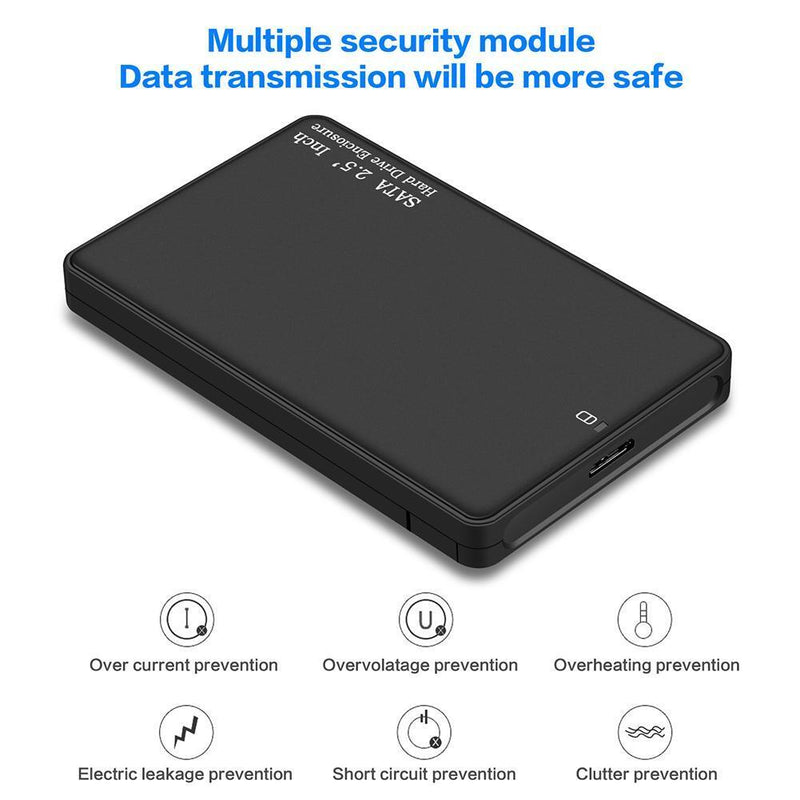 2.5 inch HDD Case SATA to USB 3.0 SSD Mobile Disk Box Adapter Enclosure