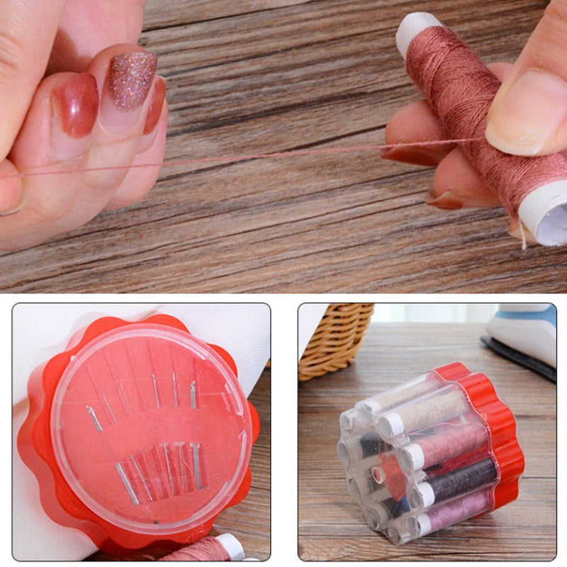 DIY Tool Portable Needle Threads Box Storage Bags Mini Sewing Kit Organizer