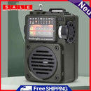 Portable Radio Music Player Coding Pulley Tuning Full Band Broadcast Receiver