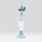 Vase 5D Diamond Painting Point Drill Pen DIY Craft (Blue Dolphin no Drill)