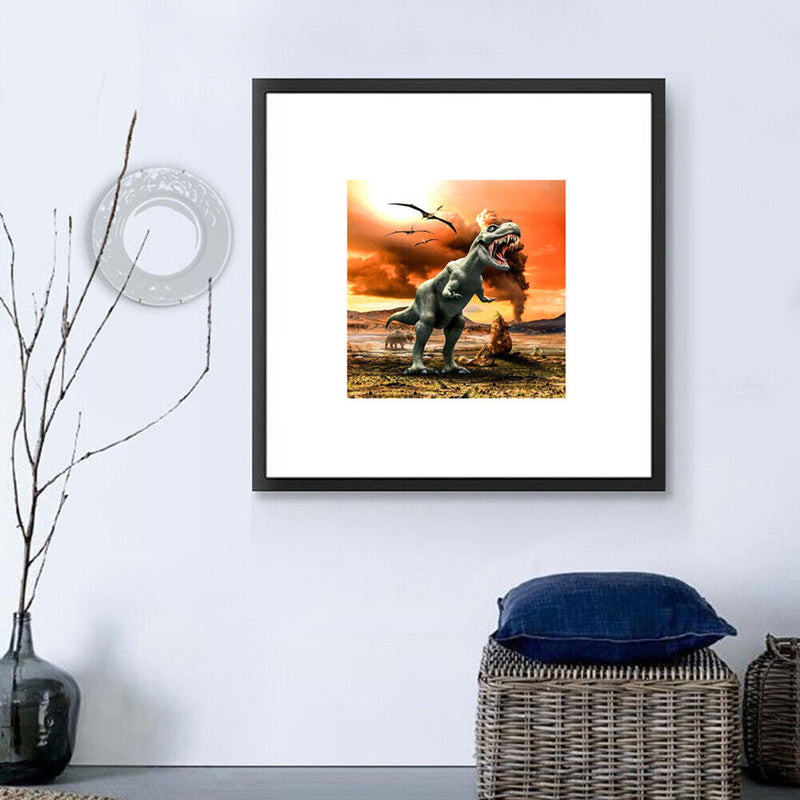 aediea 5D DIY Full Drill Diamond Painting Dinosaur Cross Stitch Embroidery Mosaic