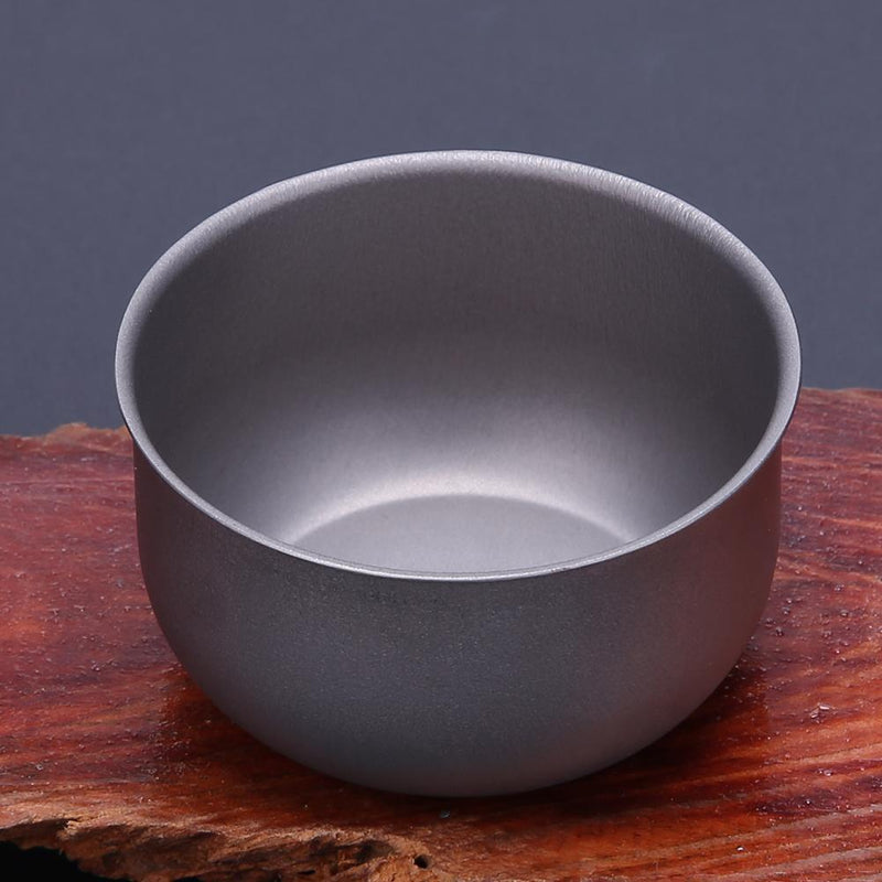 Mini Lightweight Titanium Tea Coffee Wine Cup for Outdoor Camping Hiking