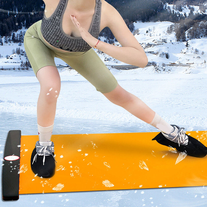 #A 140/180/200cm Exercise Running Mat Balance Sliding Yoga Mat Exercise Accessor