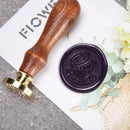 Fire Paint Sealing Wax Tablet Lacquer Seal Envelope Decor (Violet Black)
