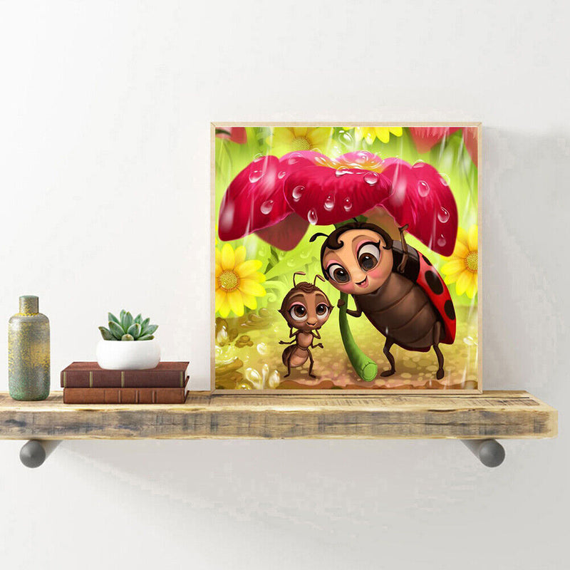 DIY Full Round Drill Diamond Painting Small animals Mosaic Rhinestone Art Cra